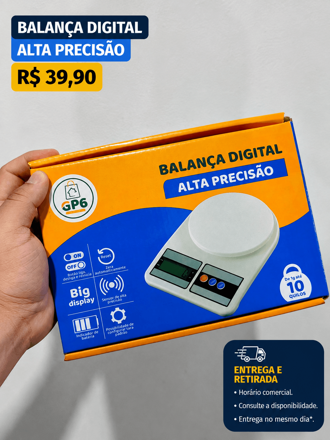 Balança Digital Alfa Precisão