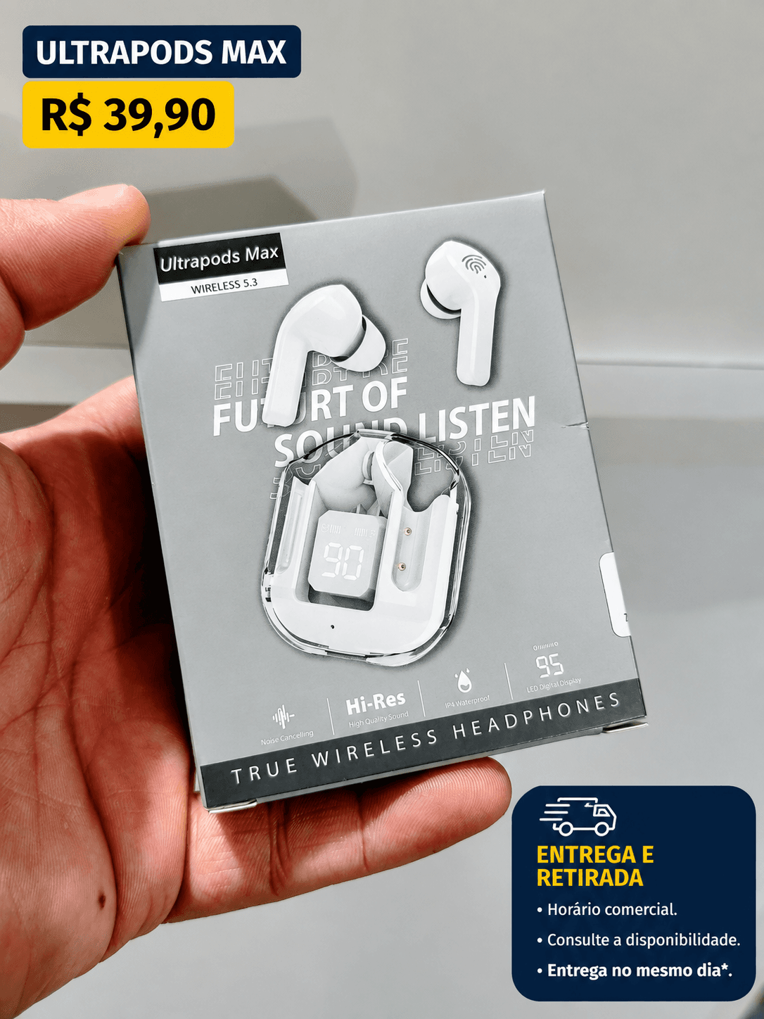 Ultrapods Max Branco