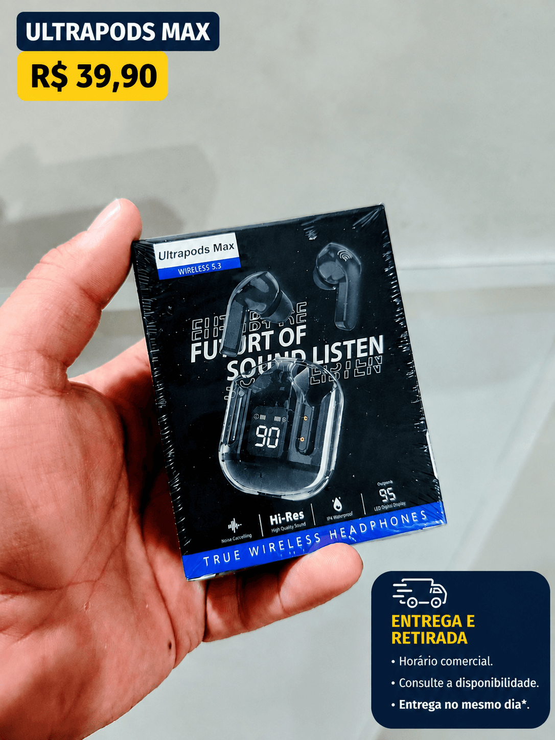 Ultrapods Max Preto